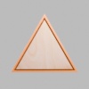 Triangle Metallic Bronze Mini Floaters
