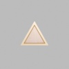 Triangle Metallic Gold Mini Floaters / 4 per pack