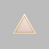 Triangle Metallic Gold Mini Floaters / 4 per pack