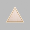 Triangle Metallic Gold Mini Floaters / 2 per pack