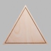 Triangle Natural Birch Plywood Mini Floaters
