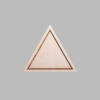 Triangle Natural Birch Plywood Mini Floaters / 2 per pack