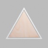 Triangle Metallic Silver Mini Floaters