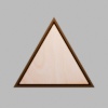 Triangle Walnut-Colored Birch Mini Floaters