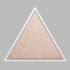 Triangle Matte White Mini Floaters