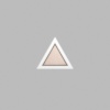 Triangle Matte White Mini Floaters / 4 per pack