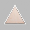 Triangle Matte White Mini Floaters