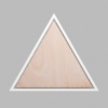 Triangle Matte White Mini Floaters